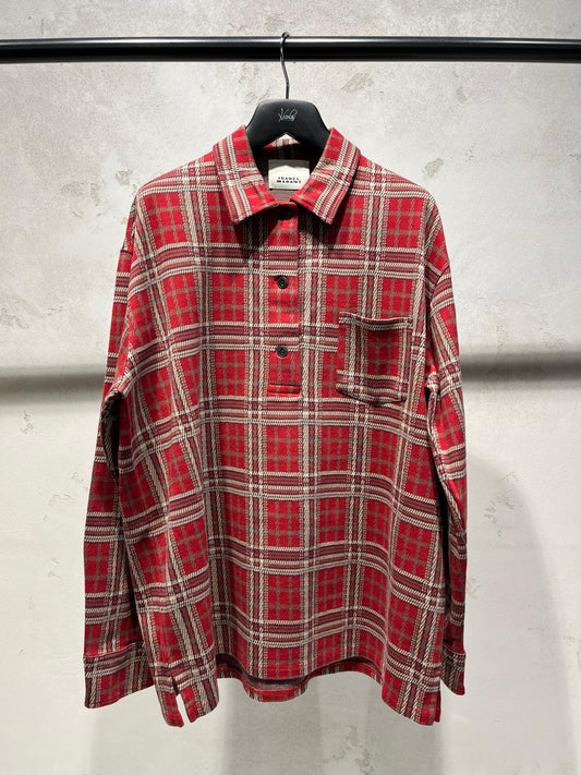 ISABEL MARANT BRUNA shirt red
