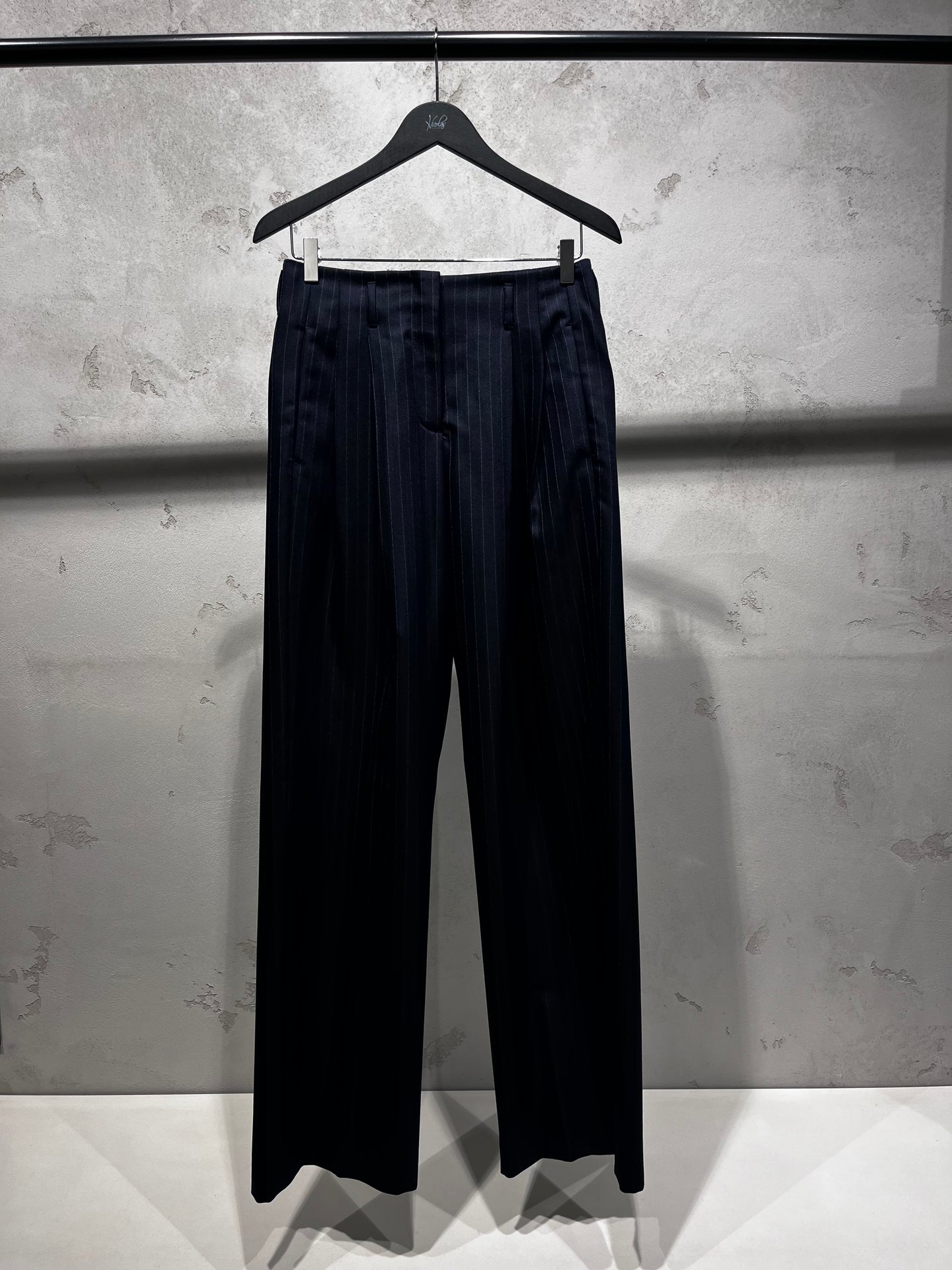 GOLDEN GOOSE FLAVIA PANTS navy blue