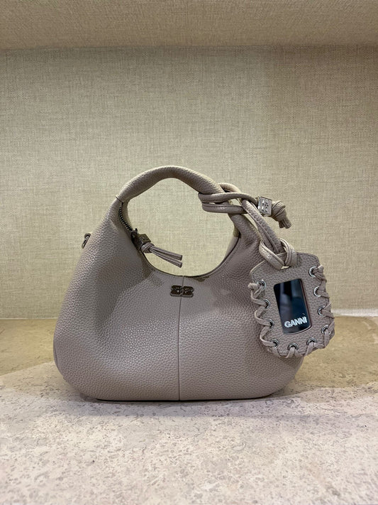 GANNI Hobo Mini grey