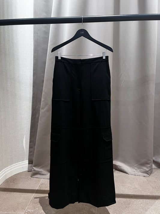 GANNI W0163 cargo pants black