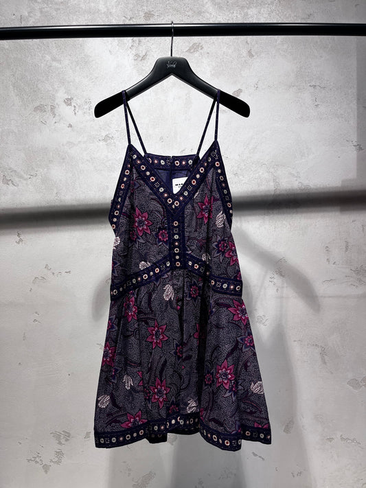 ISABEL MARANT DANIELLE dress purple