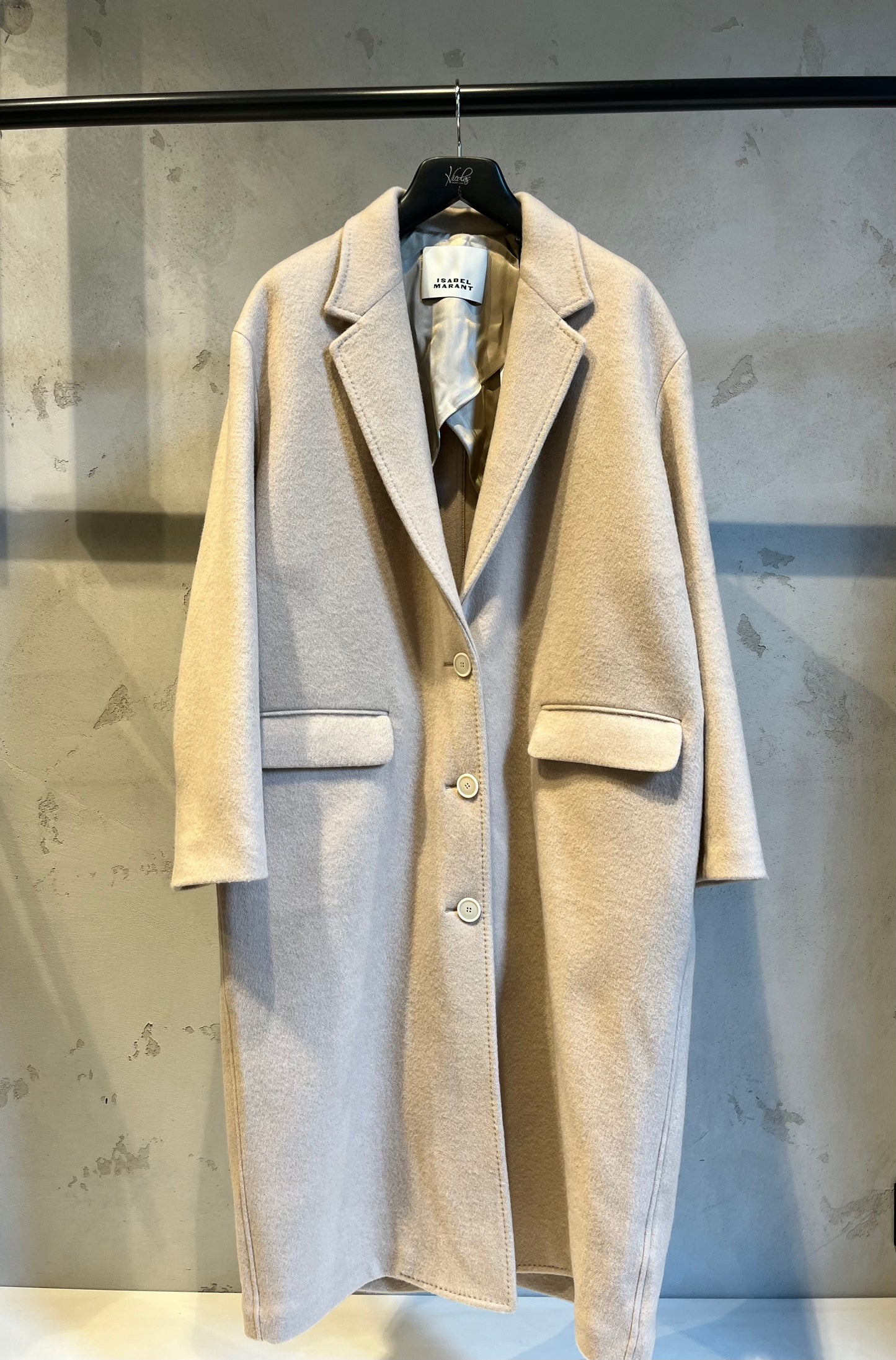 ISABEL MARANT EFEZIA coat beige