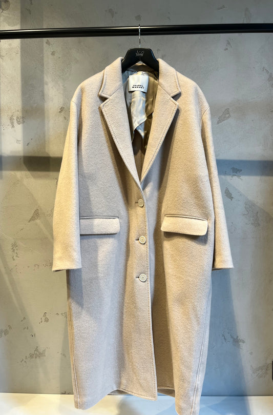 ISABEL MARANT EFEZIA coat beige