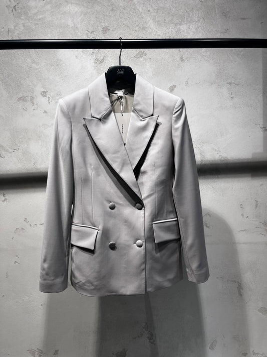 REMAIN  fitted blazer light grey