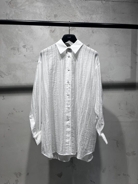 REMAIN oversized shirt bright white