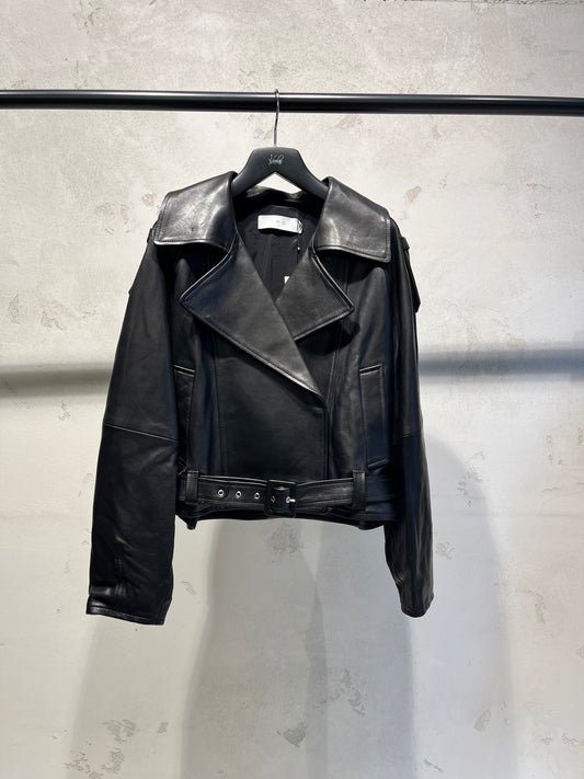 IRO YURIA leather jacket black