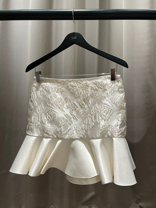 GANNI Cloque Mini Skirt