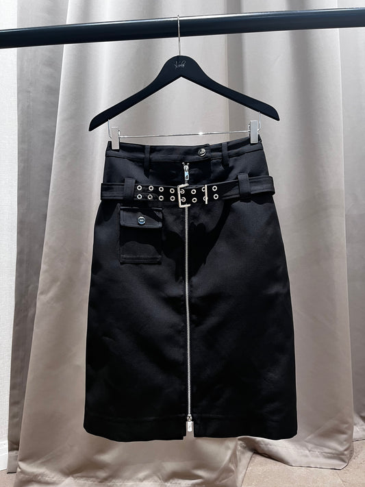 GANNI W0237 skirt dark grey