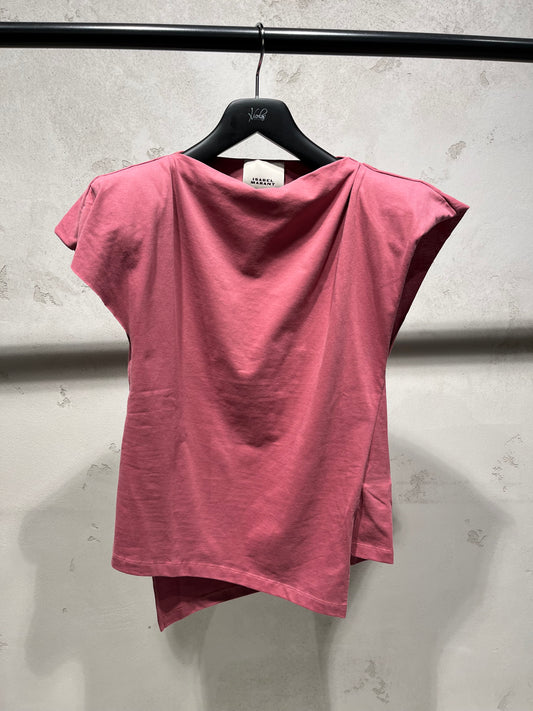 ISABEL MARANT SEBANI T-SHIRT ANTIK PINK