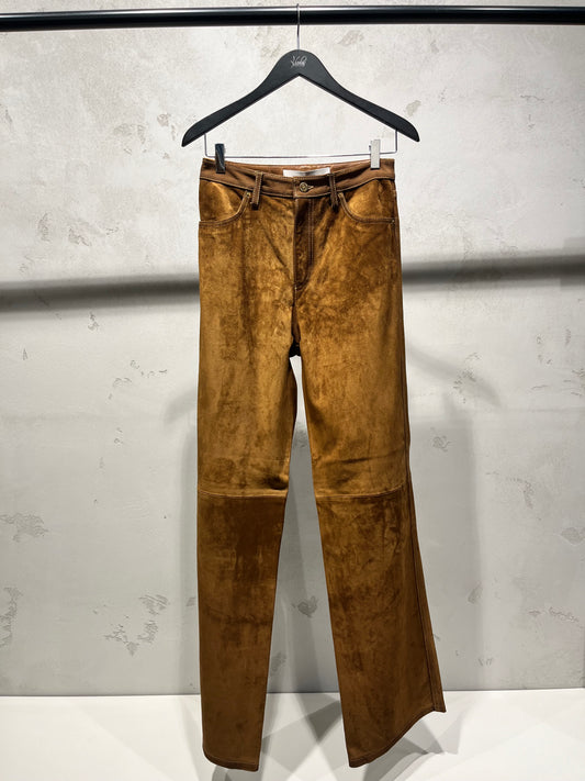 GOLDEN GOOSE MELANY PANTS TOBACCO