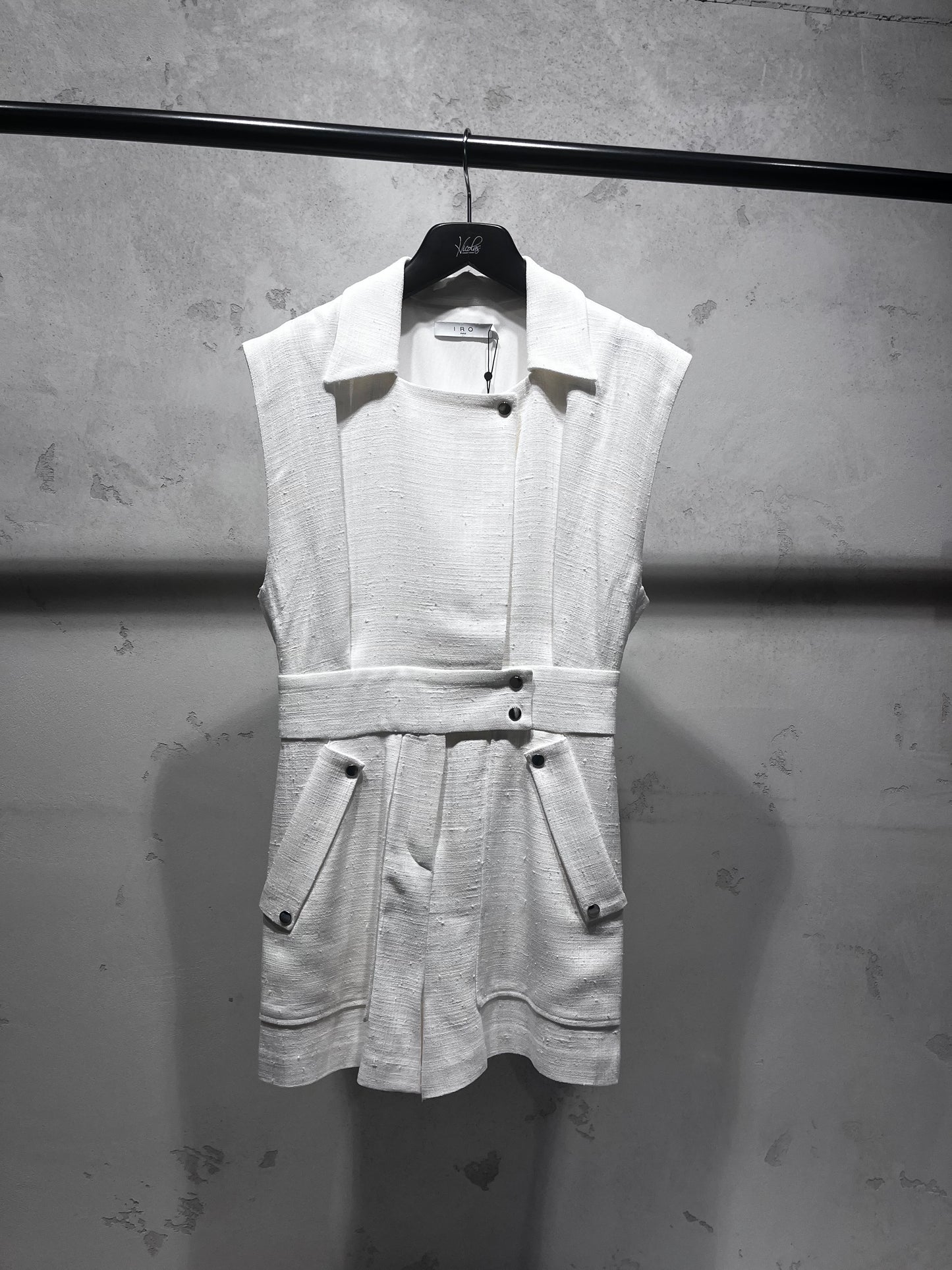 IRO CYRA jumpsuit white