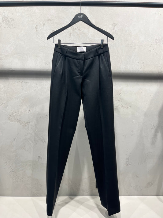 COPERNI LOW RISE LOOSE TAILORED TROUSERS black