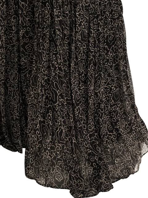 ISABEL MARANT BRIANE dress black ecru