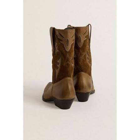 GOLDEN GOOSE WISH STAR BOOTS taupe
