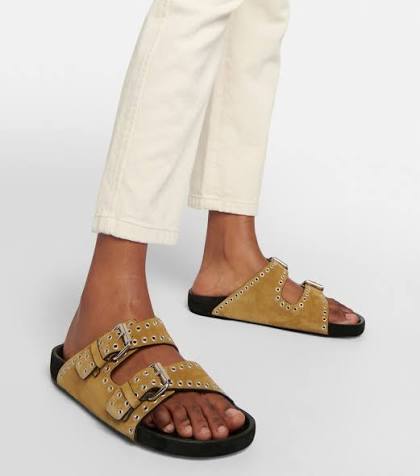 ISABEL MARANT LENNYO sandals taupe
