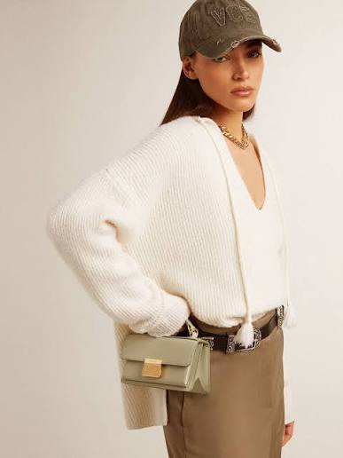 GOLDEN GOOSE VENICE SMALL cappuccino