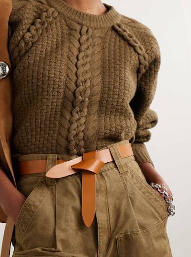 ISABEL MARANT LECCE belt natural
