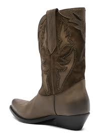 GOLDEN GOOSE WISH STAR boots khaki