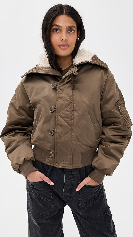 ISABEL MARANT ELISA jacket khaki
