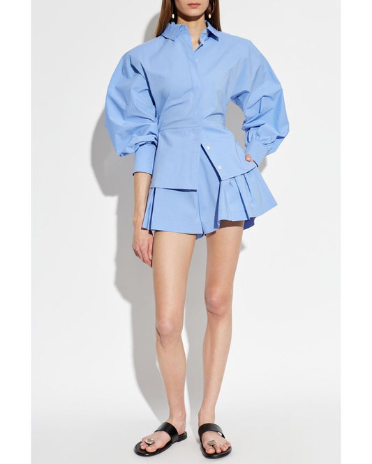 IRO NOLWEEN SHORTS azure blue