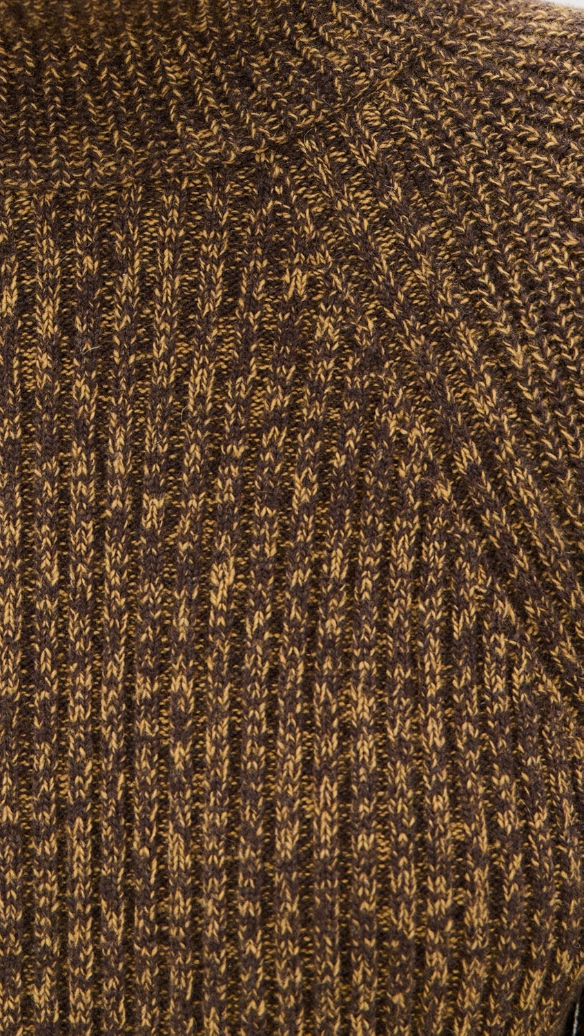 IRO ELBA sweater grey brown yellow