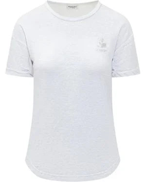 ISABEL MARANT KOLDIA t-shirt white silver