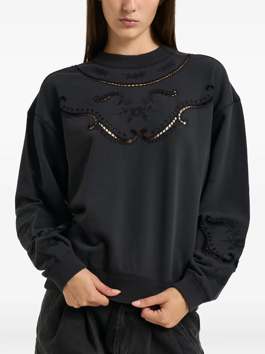 ISABEL MARANT VELLA sweatshirt faded black