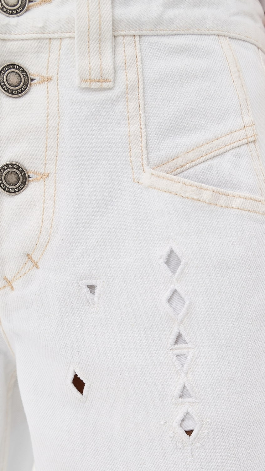 ISABEL MARANT AMIA jeans white