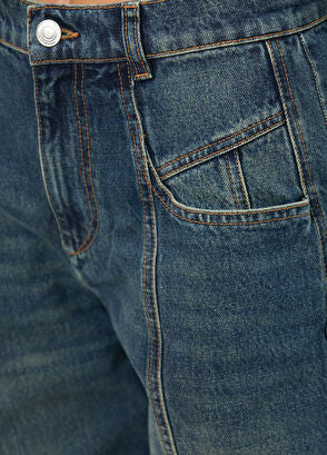 ISABEL MARANT LEJA pants faded blue