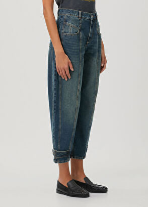 ISABEL MARANT LEJA pants faded blue