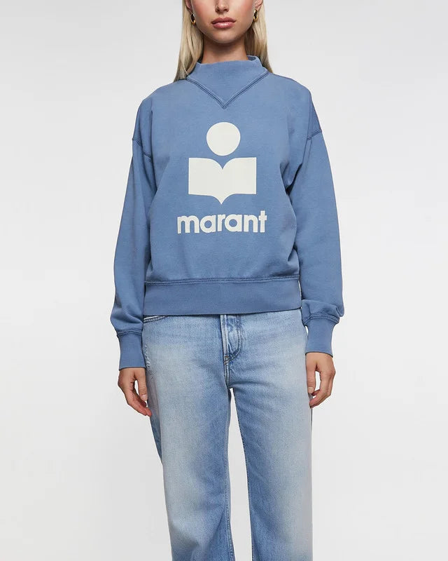 ISABEL MARANT MOBY sweatshirt blue/light blue