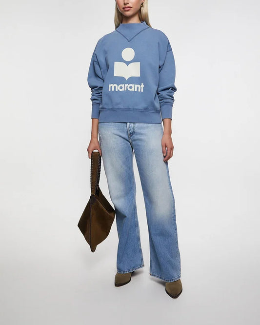 ISABEL MARANT MOBY sweatshirt blue/light blue