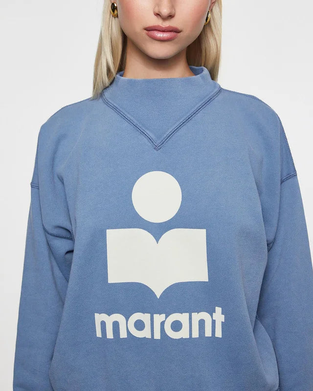 ISABEL MARANT MOBY sweatshirt blue/light blue