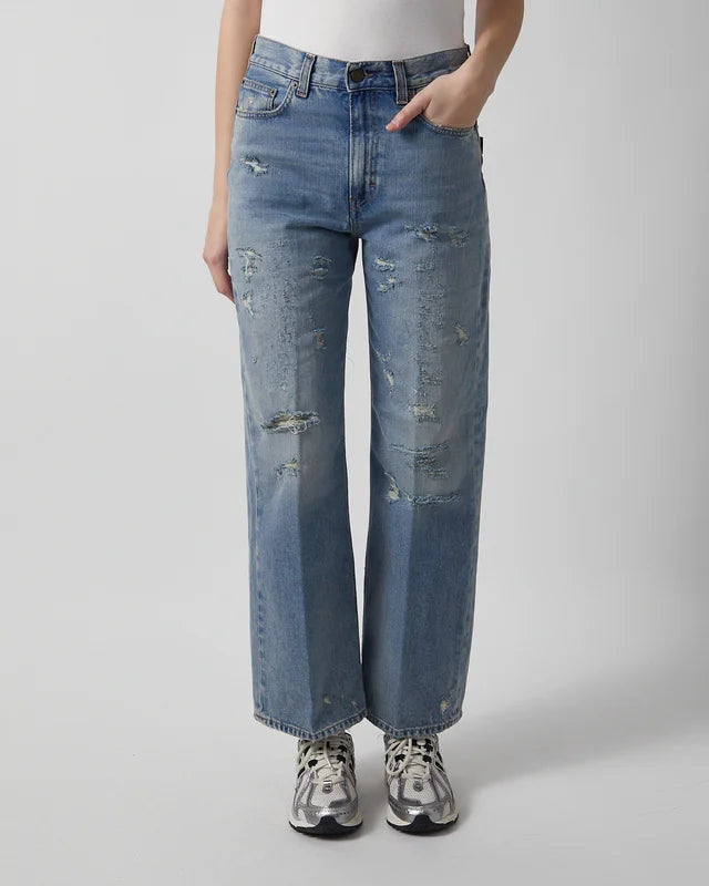 HAIKURE WINNIE broken celestial jeans