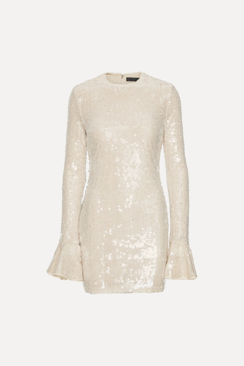 Rotate Sequins LS mini dress