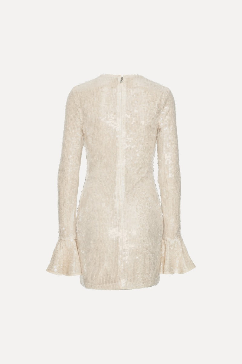 Rotate Sequins LS mini dress