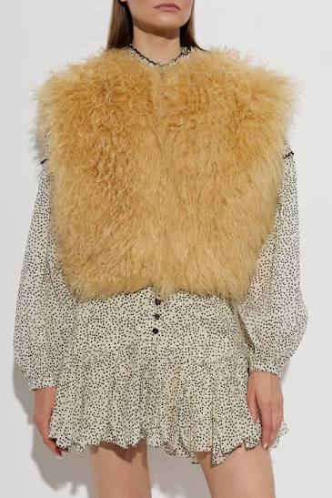 ISABEL MARANT FLORANA jacket pale yellow