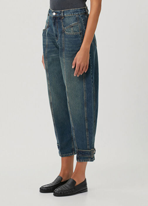 ISABEL MARANT LEJA pants faded blue