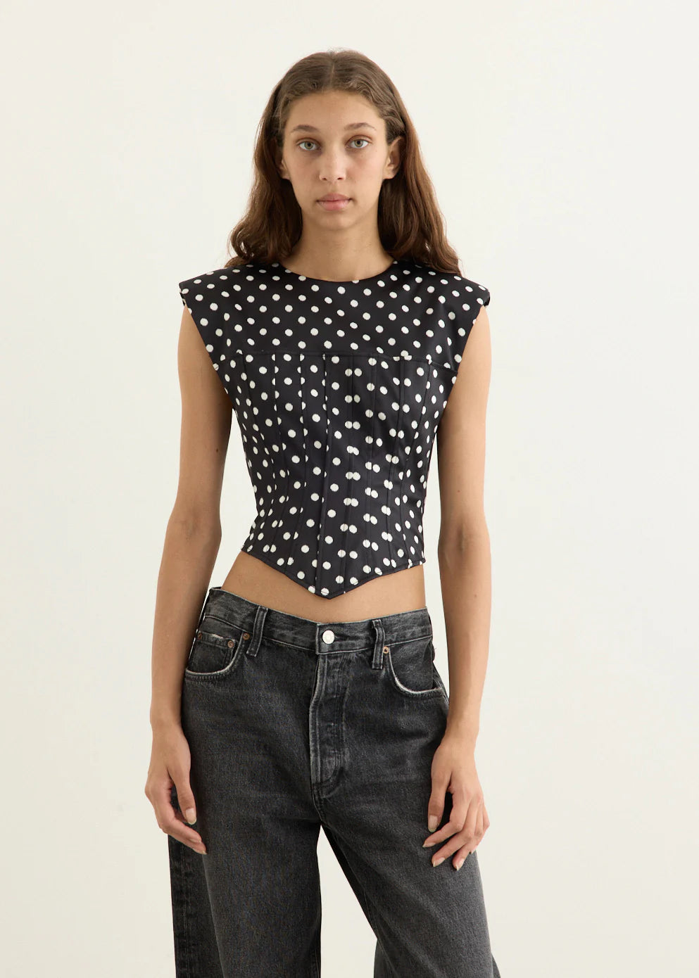 GANNI Corset Top