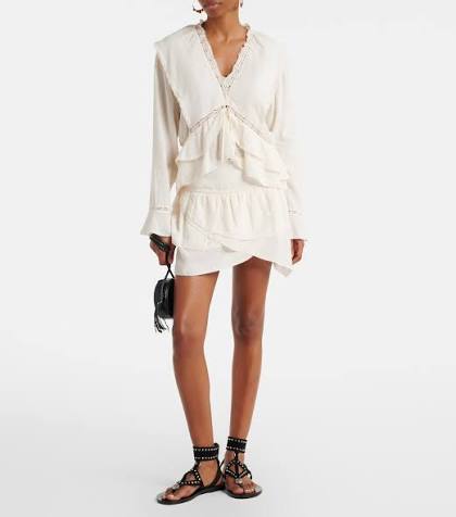 ISABEL MARANT DAMIENNE top ecru